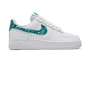 Nike Air Force Green bandana Shoes